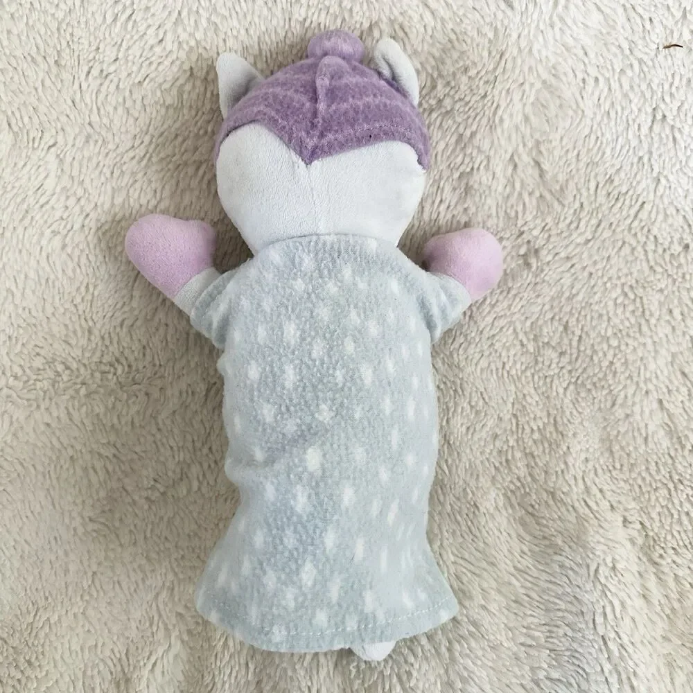 Target Fireside Pals Plush Fox Wolf Blue Blanket Swaddle 10